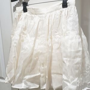 H&M Linen Off White Skirt US Size 10